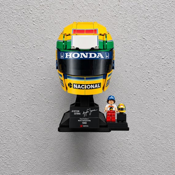 Wall Mount for LEGO® Ayrton Senna Helmet (43024)