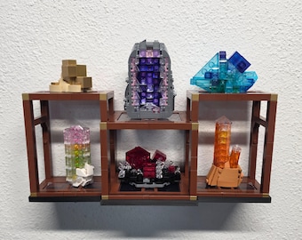 Suporte de parede para a coleção de minerais LEGO® Ideas™ (21362)