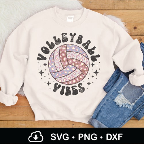 Volleyball Vibes PNG Sublimation Design Downloads - Etsy