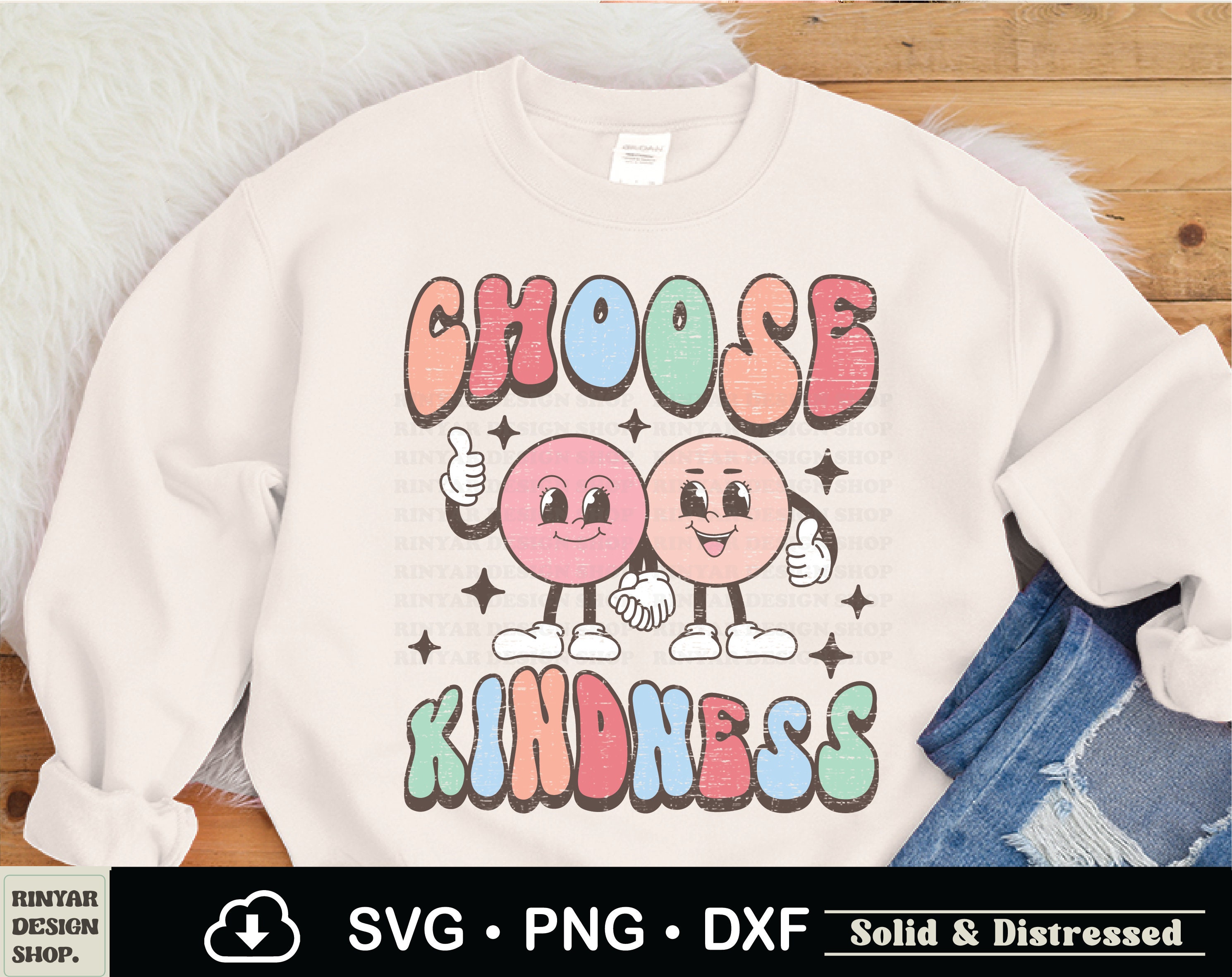Choose Kindness Pink Smile Face Preppy Aesthetic Trendy T-Shirt