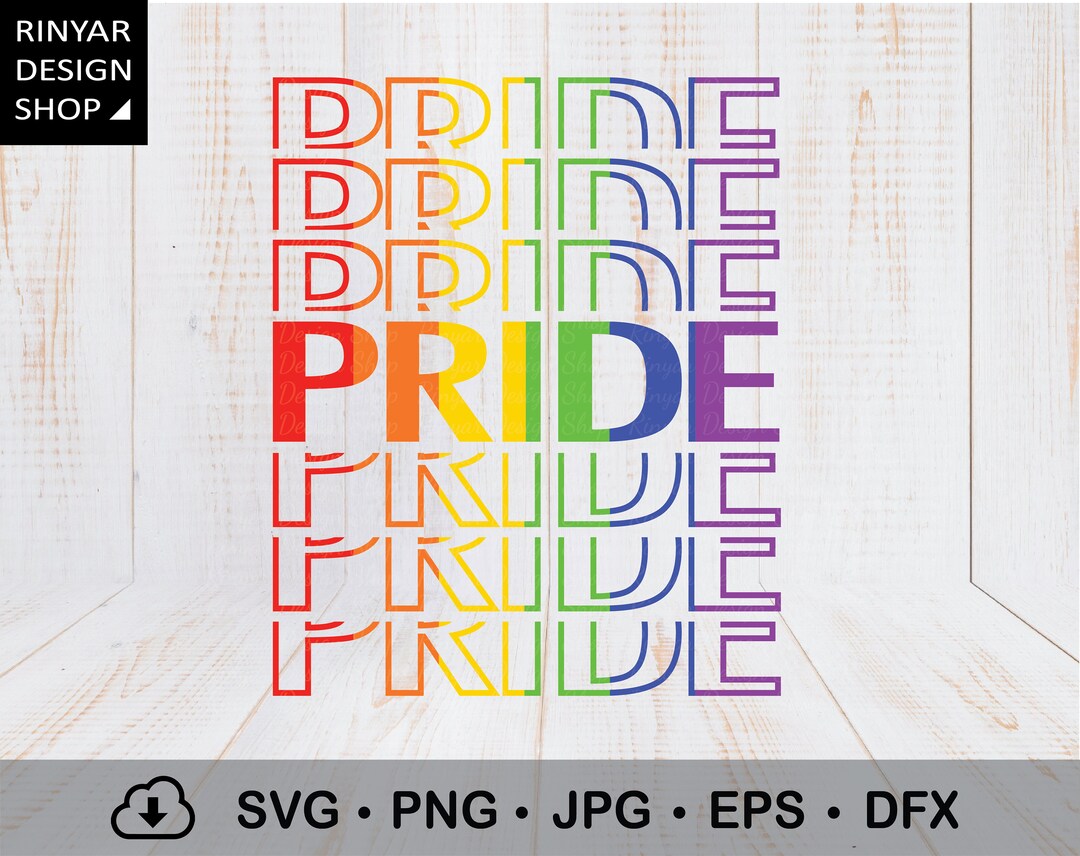 Pride SVG Design, Pride Squad, Love is love, rainbow SVG, rainbow heart ...