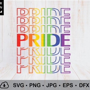 Pride SVG Design, Pride Squad, Love is love, rainbow SVG, rainbow heart svg, LGBTQ pride svg, Pride month shirt design, gay pride, dfx