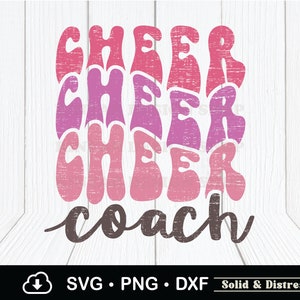 Cheer Coach Svg, Cheerleader Coach Svg, Cheer Coach Sublimation Shirt ...