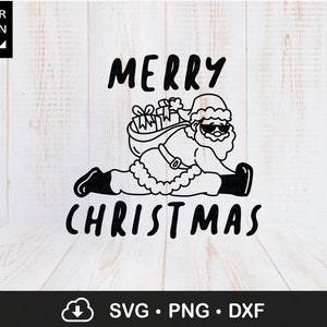 Funny Christmas Svg, Merry Christmas Svg, Santa