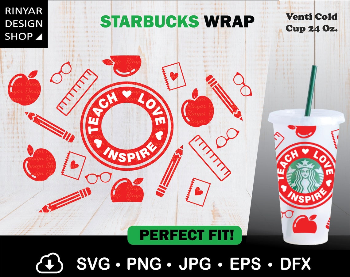 Free Free 218 Teach Love Inspire Svg Starbucks SVG PNG EPS DXF File