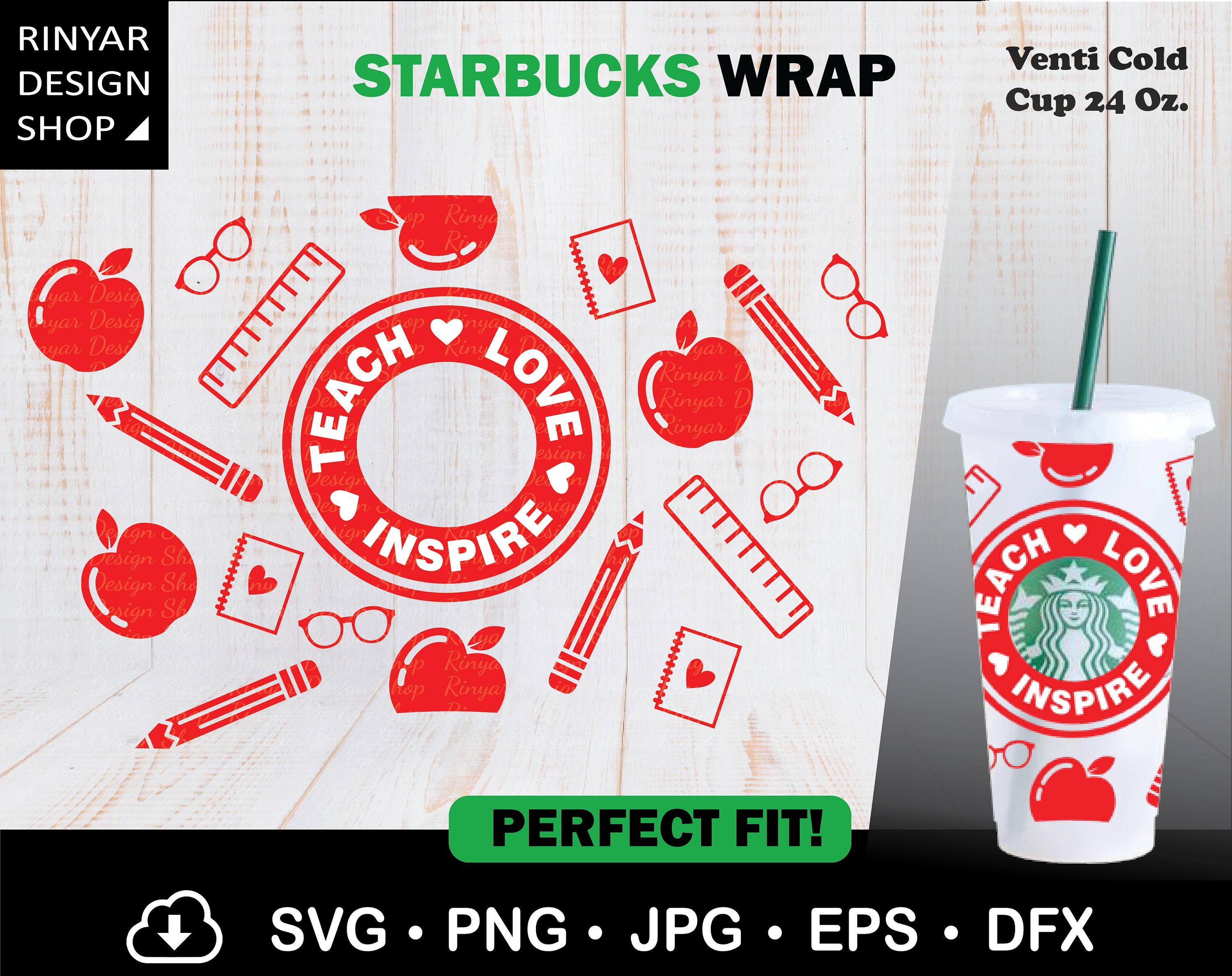 Free Free 231 Teach Love Inspire Svg Starbucks SVG PNG EPS DXF File