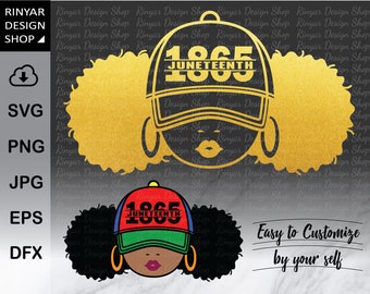 Juneteenth girl svg, Celebrate Black History svg, Freeish 1865 Black Girl Magic svg, Afro Puff Hair Girl svg, Shirt Digital Downloads
