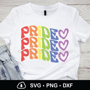 LGBTQ Pride Svg Png, Retro Gay Pride Svg, Rainbow Pride Svg, Love Is Love Svg, All For Love Love For All Svg, Gay Pride, Cricut Files, Dxf
