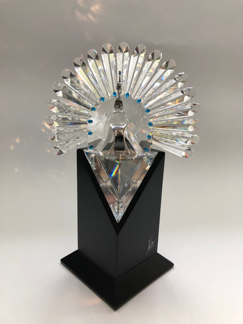 Swarovski the Peacock 1998 Limited Edition Collectable Crystal Etsy