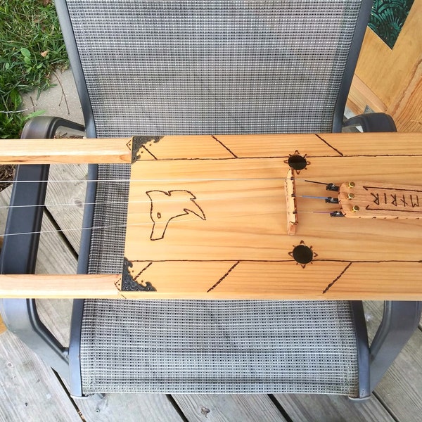 Viking Talharpa Bowed Lyre "Fenrir"