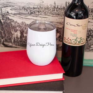 Wine Tumbler Mockup | White Wine Tumbler Mock-Up | Blank Mock Up Photo Download | Sublimation wine tumbler mockup