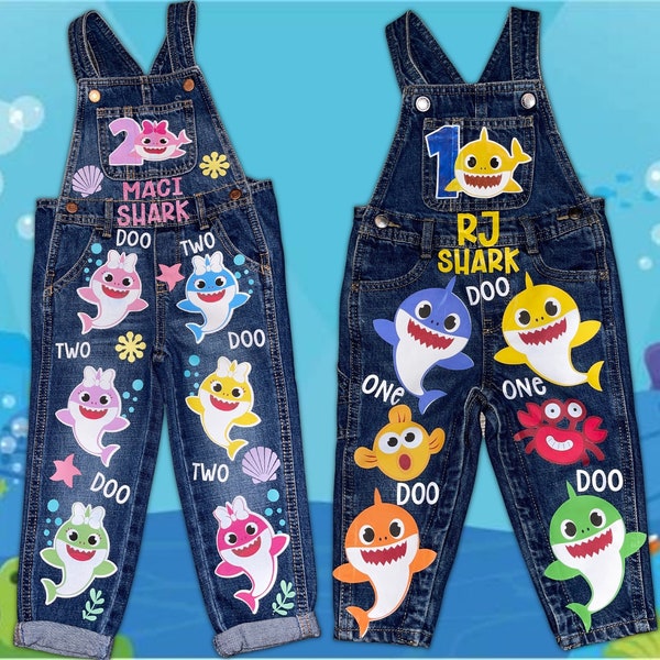 Baby Shark Birthday Outfit Etsy