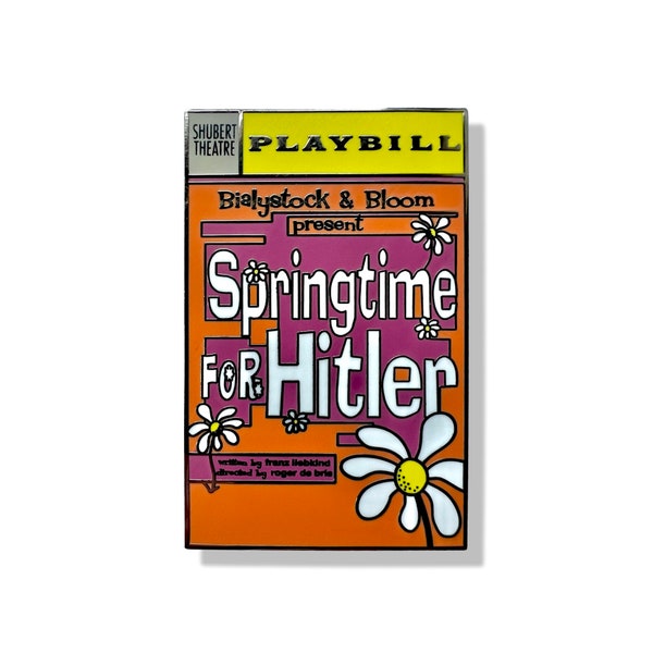 The Producers Enamel Pin | Mel Brooks Movie Springtime for Hitler Playbill Gene Wilder