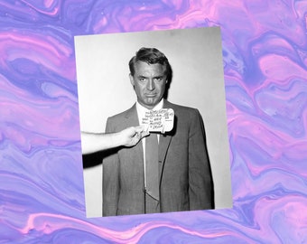Drunk Cary Grant Sticker | Cary Grant North by Northwest Alfred Hitchcock