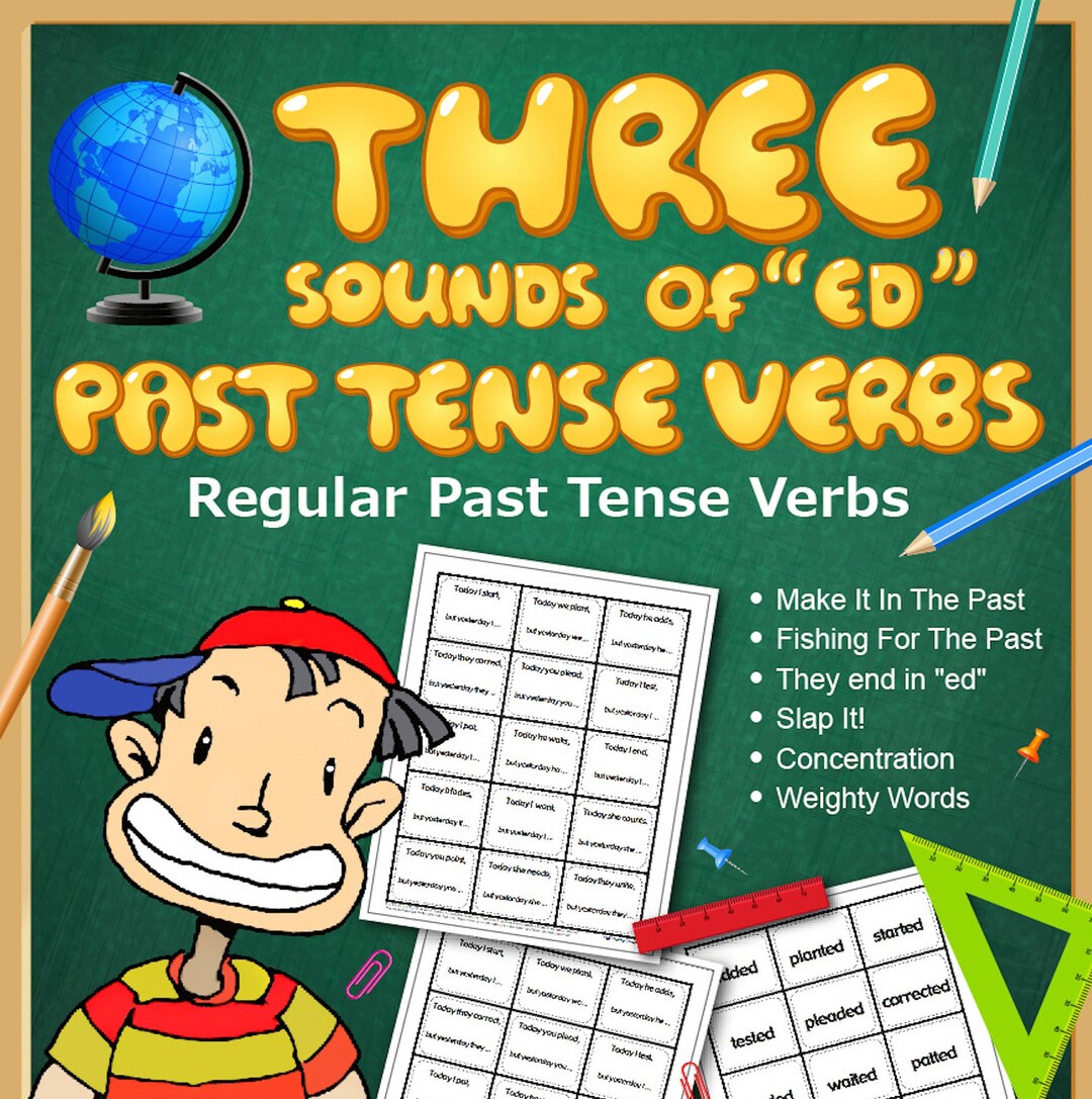 Past Tense Verbs With ed Games ELA - Etsy Canada