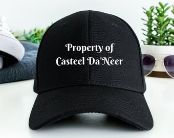 Property of Casteel Da'Neer _ From Blood and Ash _ Black Baseball Hat _ Pre-Order