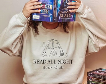 Read All Night Book Club _ Sweatshirt PRE-ORDER
