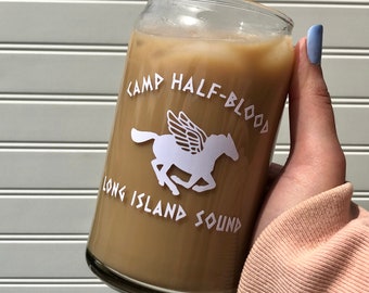Camp Half-Blood _ PJO _ Ice Coffee/Beer Can Glass _ PRE-ORDER