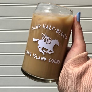 Camp Half-Blood _ PJO _ Ice Coffee/Beer Can Glass _ PRE-ORDER