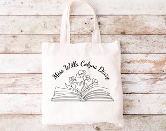 Miss Willa Colyns Diary _ Large Tote Bag (Pre-Order)