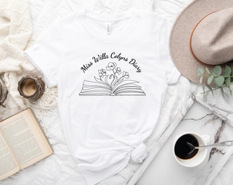 Miss Willa Colyns Diary _ FBAA _ White T-Shirt PRE-ORDER