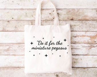 Do it for the Miniature Pegasus 'ACOSF' _ Large Tote Bag (Pre-Order)