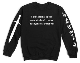 Cordelia Sword _ The Dark Artifices _ Black Sweatshirt PRE-ORDER