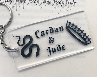 Cardan and Jude _ The Cruel Prince _ Acrilyc Keychain _ PRE-ORDER