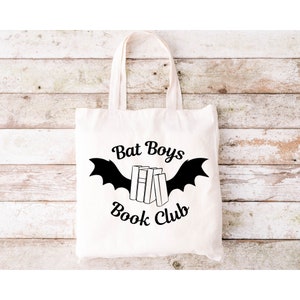 Bat Boys Book Club _ Large Tote Bag (Pre-Order)