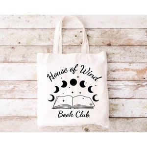 Nesta's House of Wind Book Club _ Large Tote Bag (Pre-Order)