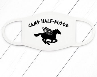 Camp Half Blood _ PJO _ Face Mask PRE-ORDER _ White