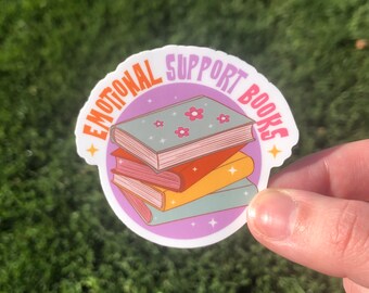 Emotional Support Books _ Stickers