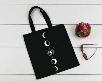 Feyre's Tattoo ACOTAR _ Medium Black Tote Bag (Pre-Order)