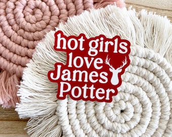 hot girls love James sticker, marauder fanfiction sticker, bookish sticker