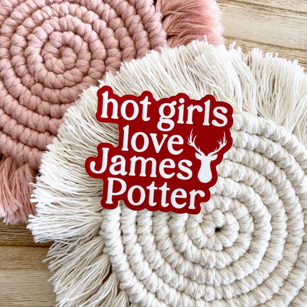 hot girls love James sticker, marauder fanfiction sticker, bookish sticker