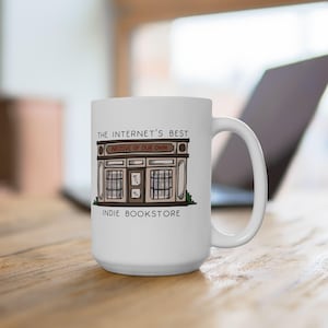 ao3 bookstore 11oz, 15oz mug, fanfiction mug, bookish mug, gift for her, archive of our own, reader, dramione, bookstore, wolfstar mug