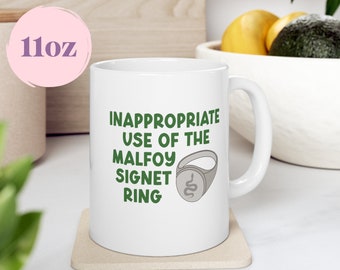 Dramione fanfiction spicy ring tag, 11oz or 15oz mug, ao3 funny adult mug