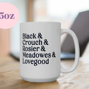 Marauders era snakes ampersand mug, Black Crouch Rosier mug, Regulus Black mug