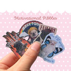 Motivierende Pibble-Sticker