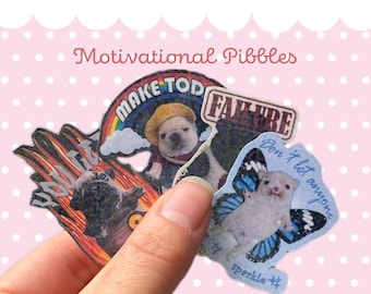 Motiverende Pibble-stickers