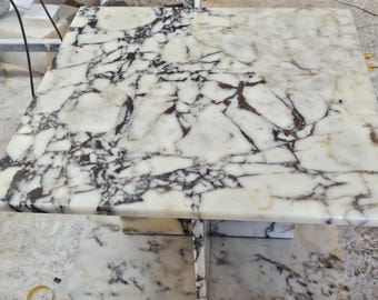 Calacatta Viola Marmor Couchtisch - Wohnzimmertisch-Handmade-Spezialanfertigung-Qualitäts-Marmor-Hersteller-USA steuerfrei