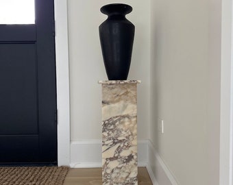 Calacatta Marmor Vase Stand-Qualitäts Marmor-Beistelltisch-Echter Marmor-Home Decoration-Custom Made- (24 cm)-Hersteller-USA Free Tax