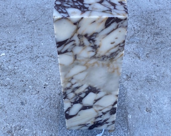 Calacatta Viola Marble Cube Table&Stand Light Box-Nightstand-Manufacturer