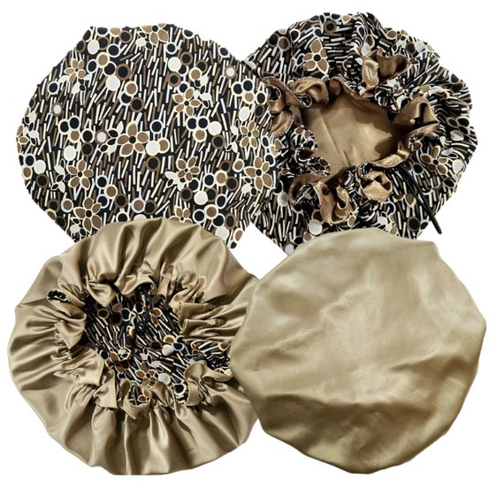 Hair Bonnet | Satin Bonnet | Sleep Bonnet | Sleep Cap | Reversible Bonnet | Adjustable | Unique Patterns