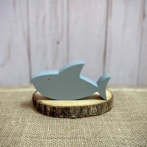Wood Shark - Beach Tiered Tray - Shark Week Decor - Summer Wood Shapes - Ocean Shark Tray Display