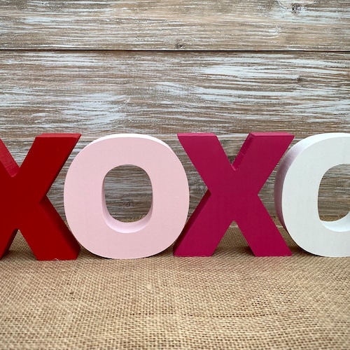 XOXO . Wooden Blocks . Xo . Hugs and Kisses . Wood Blocks . Etsy