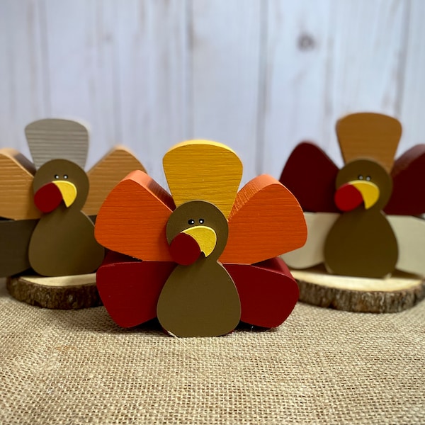 Wood Turkey Etsy