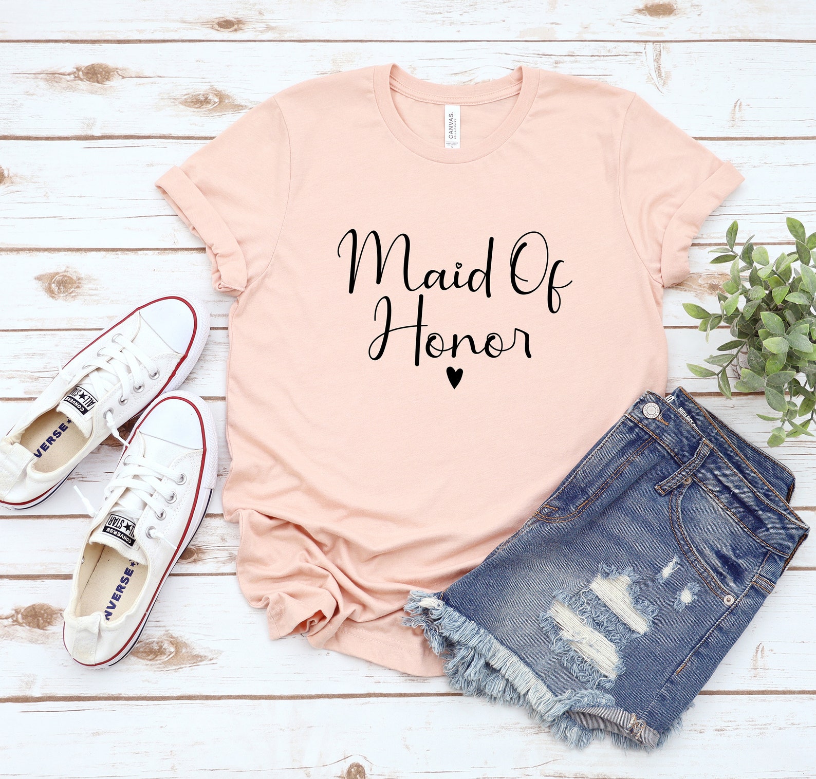Maid of Honor Shirt Maid of Honor Bride Shirt Bachelorette | Etsy