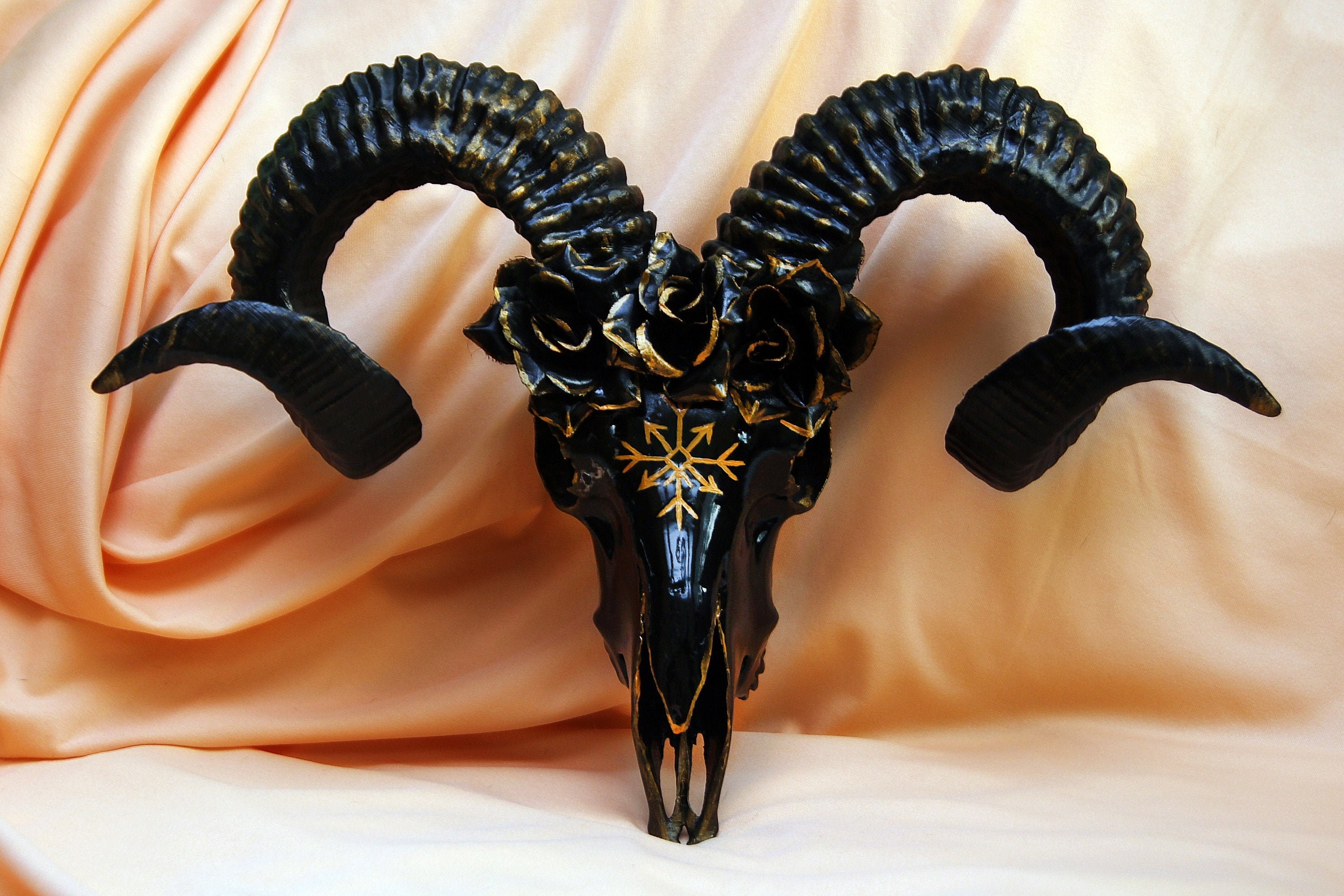 Totenkopf Dekor Unikat Wohnzimmer Ideen handgemacht Wandbehang | Etsy