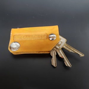 International Scout Leather Key Holder - vintage style